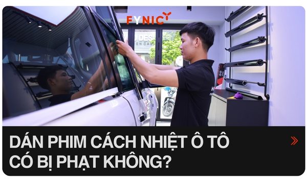 Dán phim cách nhiệt ô tô có bị phạt không