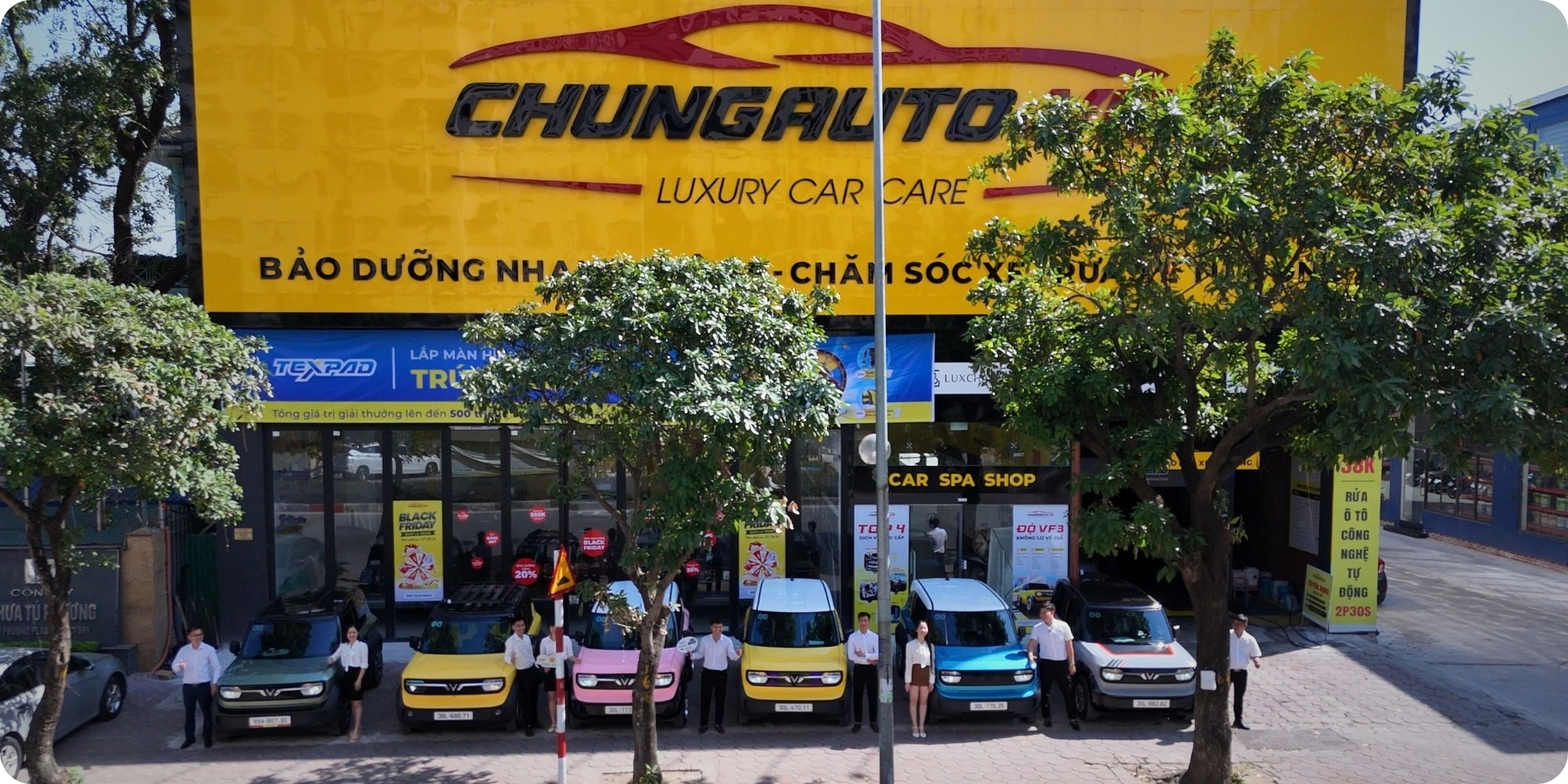 Địa chỉ dán phim cách nhiệt ô tô Hà Nội - Chung Auto