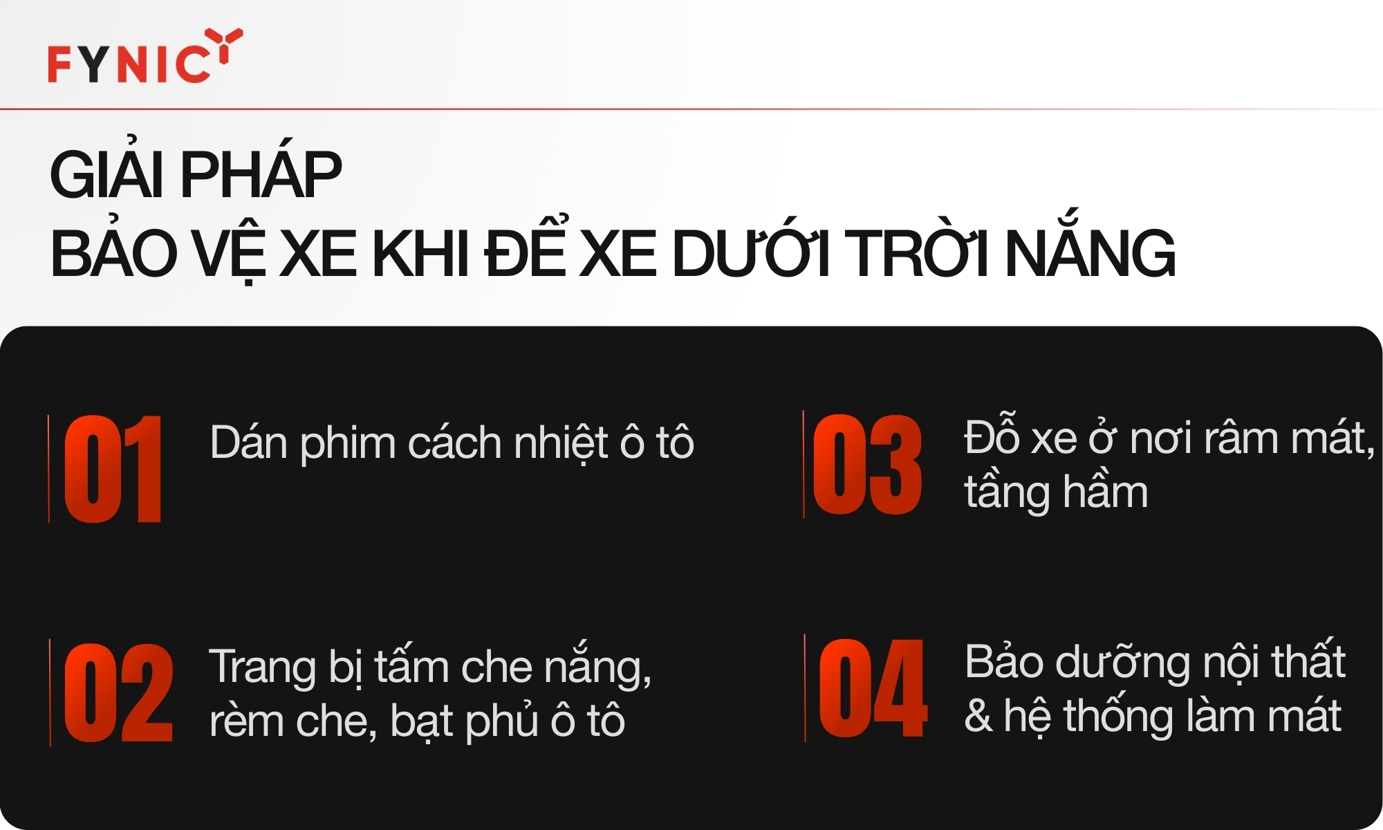 Để xe dưới trời nắng gây hại gì cho ô tô? 4 Giải pháp bảo vệ xe khi phải đỗ ngoài trời nắng