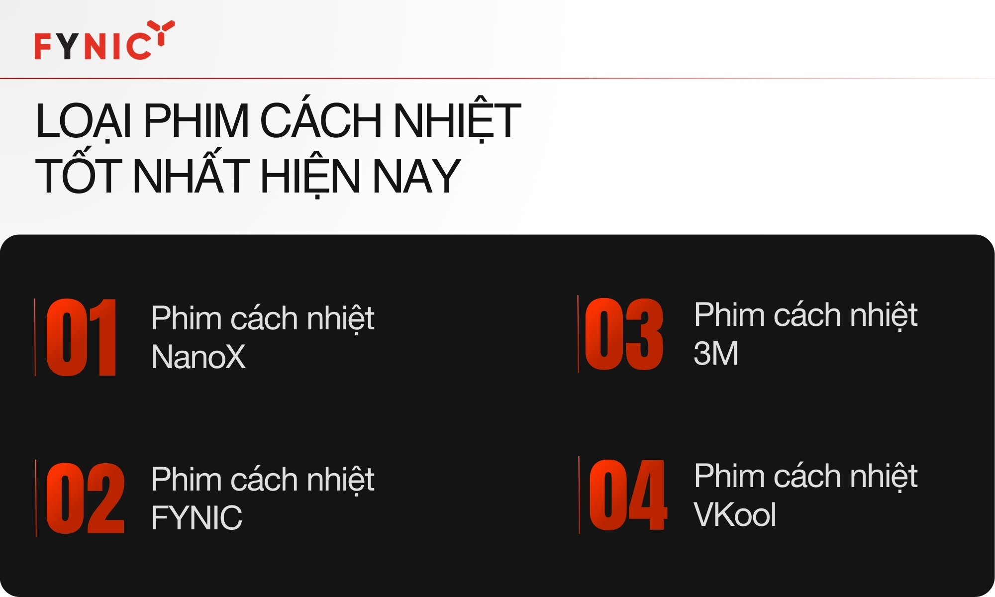 Loại phim cách nhiệt nào tốt nhất hiện nay
