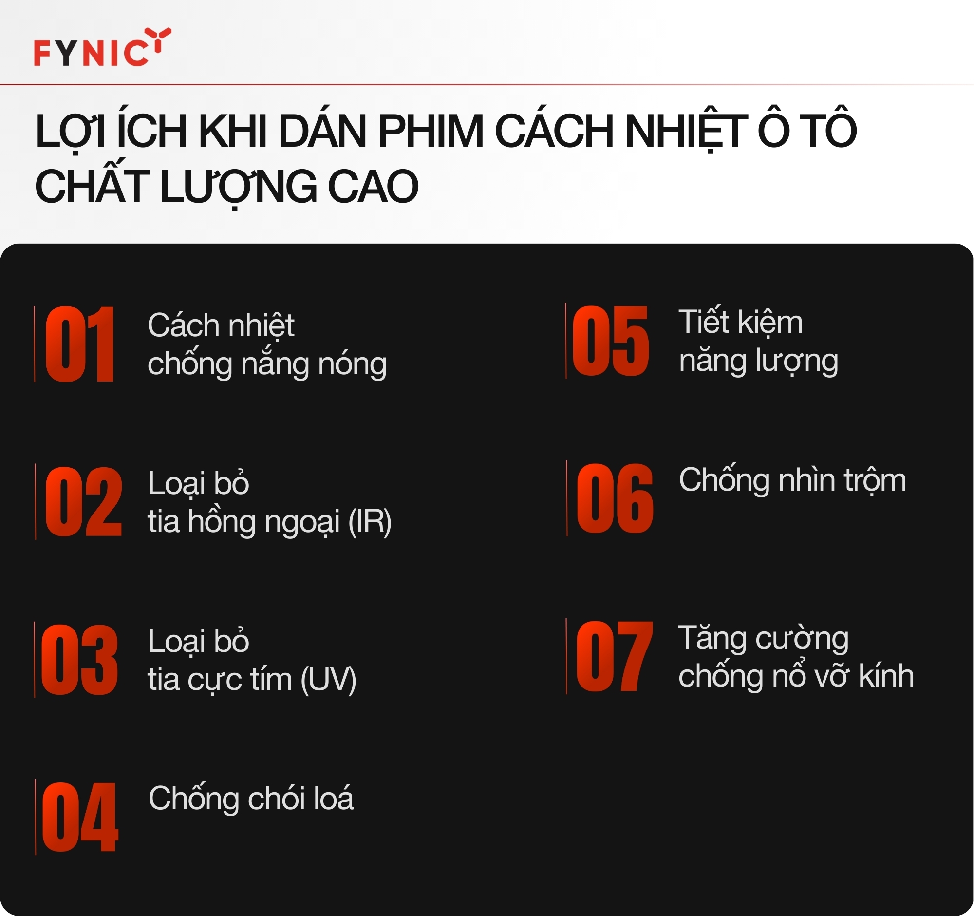 Lợi ích khi dán phim cách nhiệt ô tô chất lượng cao