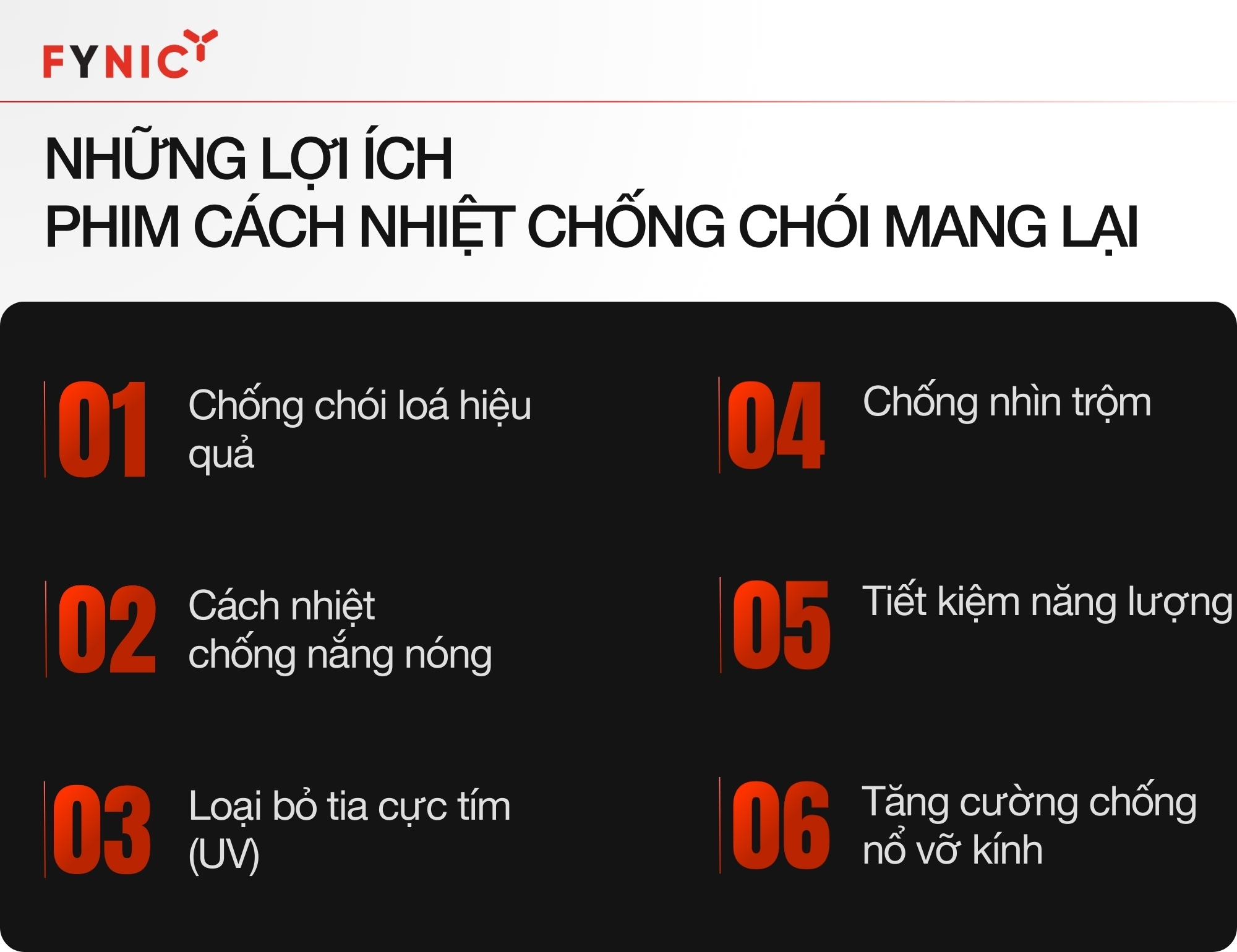 Tác dụng của phim cách nhiệt chống chói