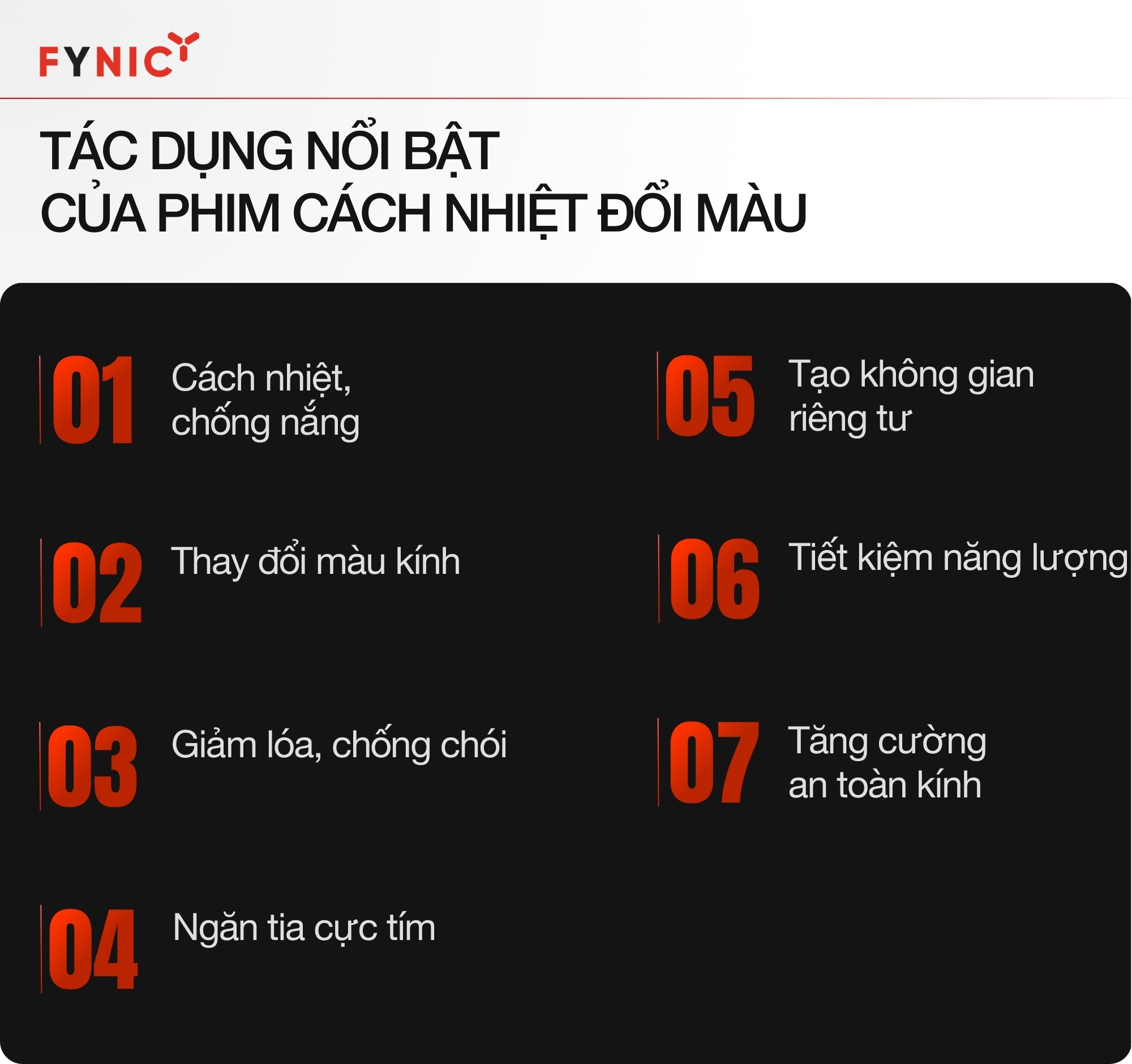 Tác dụng của phim cách nhiệt đổi màu đối với kính xe ô tô