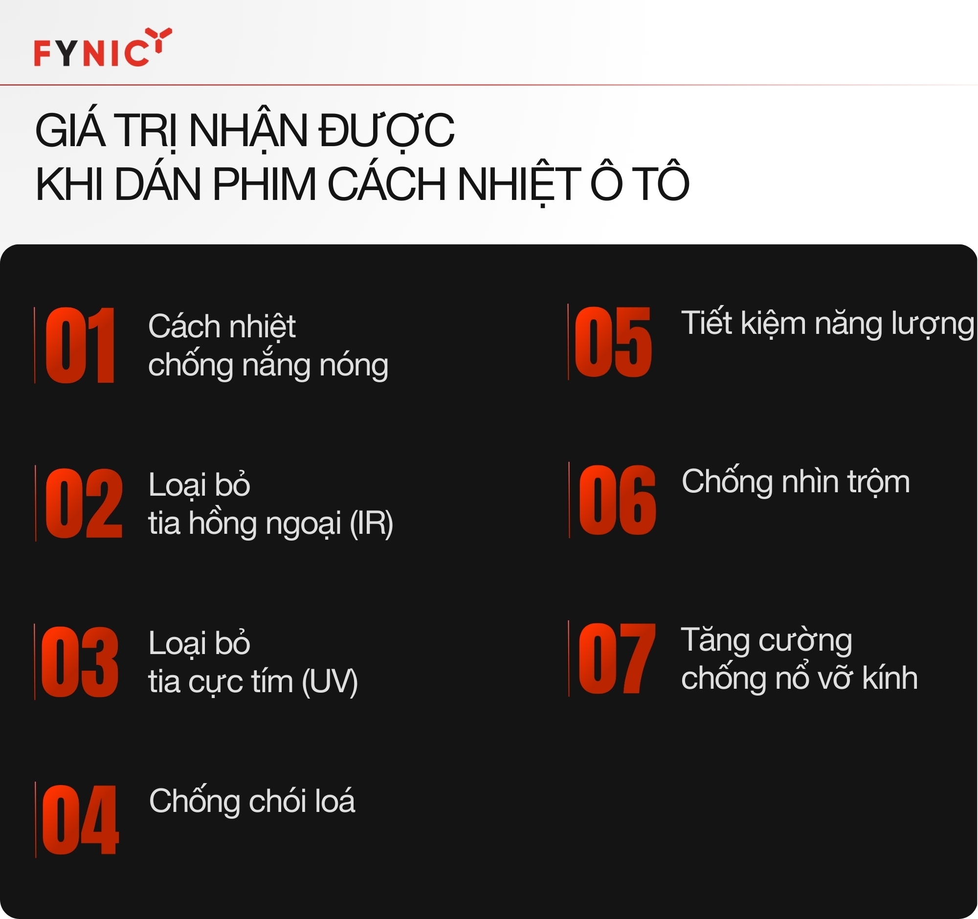 Dán phim cách nhiệt cho ô tô mang đến nhiều lợi ích