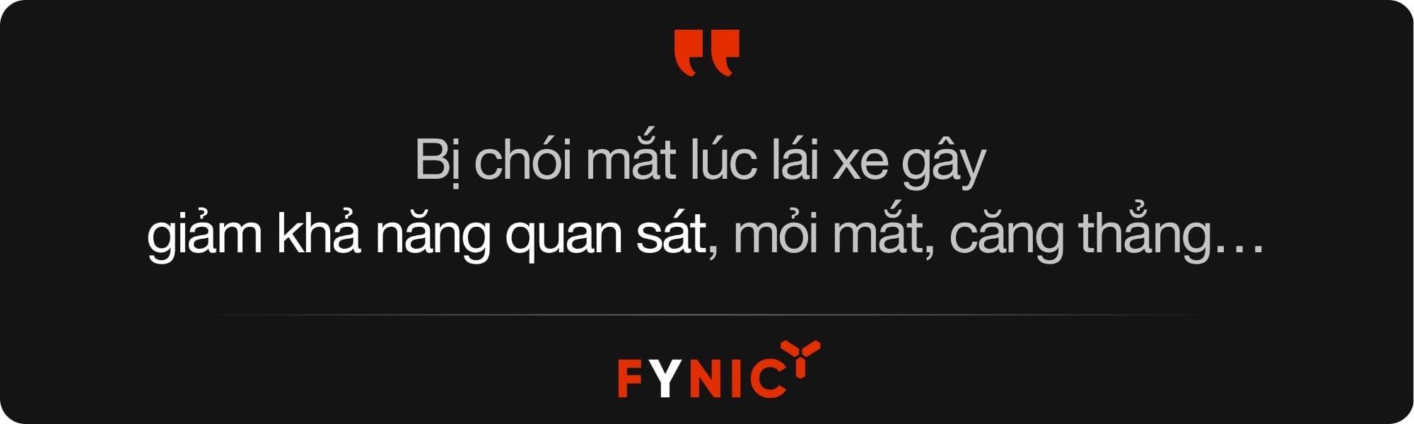 Cách giúp giảm chói mắt khi lái xe ô tô an toàn và hiệu quả 1 Bị chói mắt lúc lái xe gây giảm khả năng quan sát, mỏi mắt, căng thẳng…