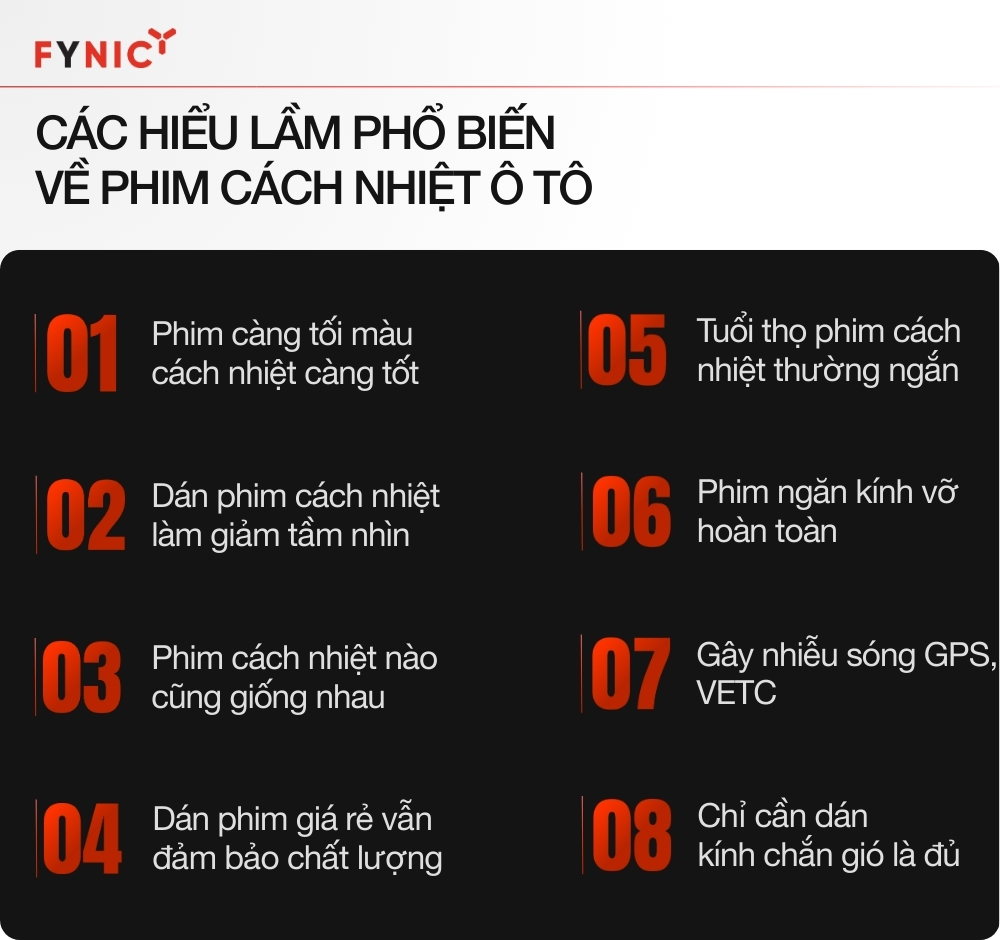Các hiểu lầm phổ biến về phim cách nhiệt