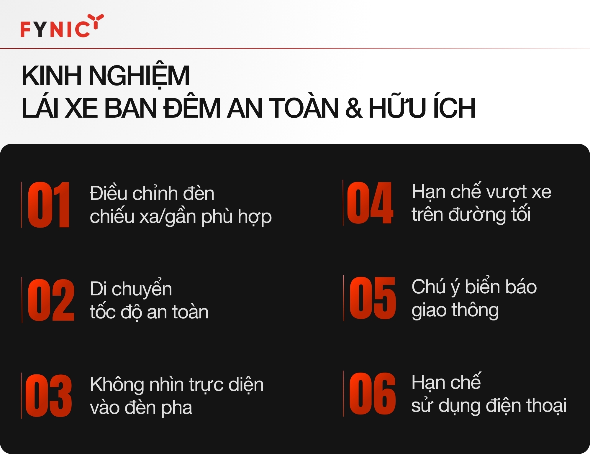 Kinh nghiệm lái xe đêm an toàn và hữu ích 2 Kinh nghiệm lái xe ban đêm an toàn