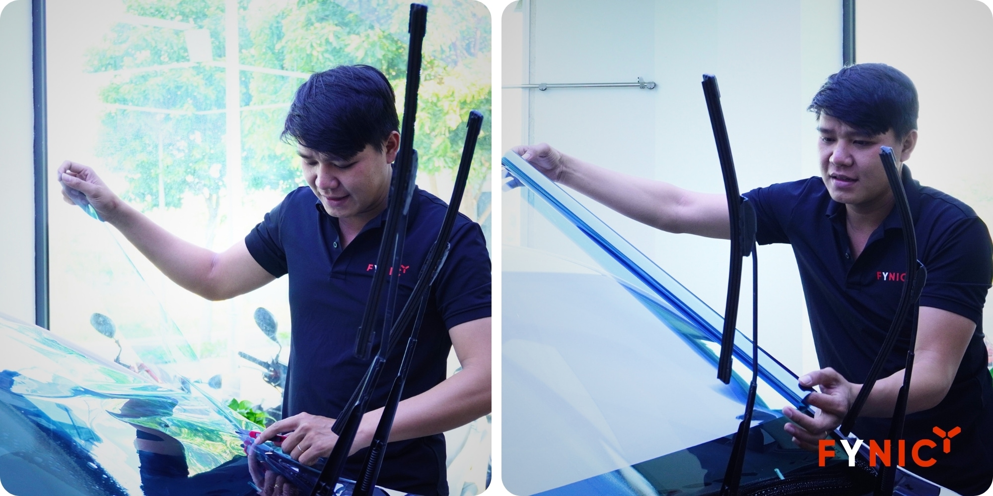 Ms. B.L.Xuân - Dán phim ô tô Toyota Vios 3 trai nghiem khach hang toyota vios ms xuan 2